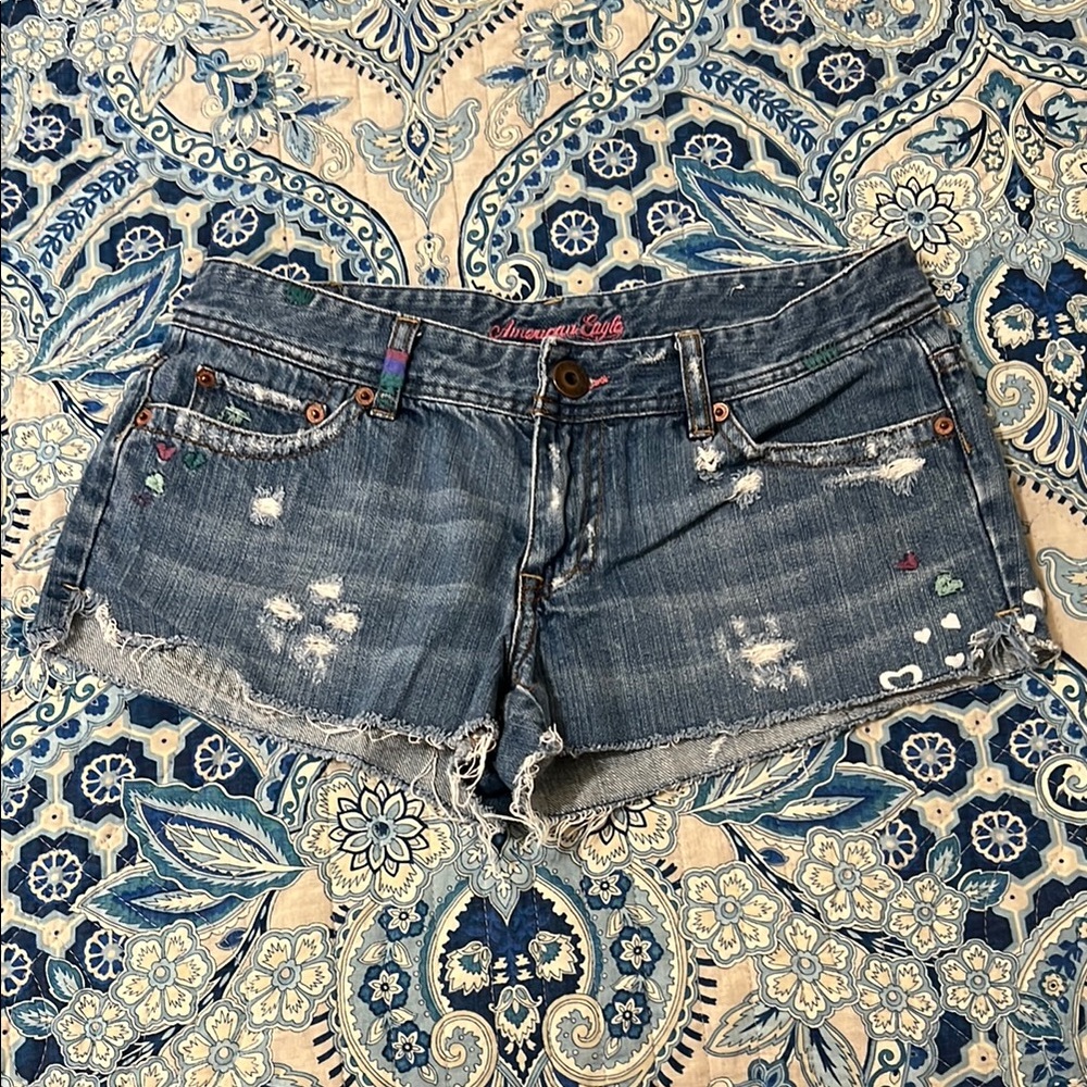 American Eagle Outfitters Blue Jean Shorts Classic Style
